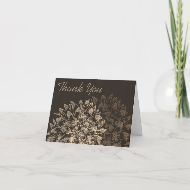Elegant Thank You Card (Front)