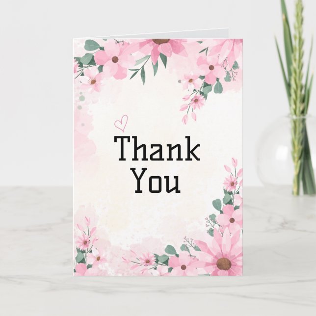 Elegant Thank You Card (Front)