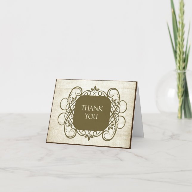 Elegant Thank You card design (Front)