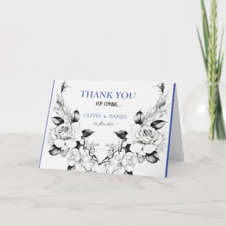 Elegant Thank You Card Design Vector Pack