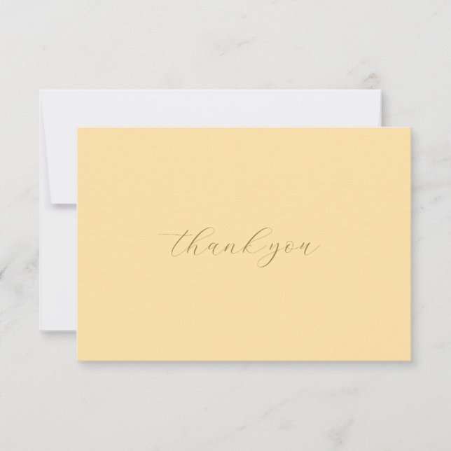 Elegant Thank You Card – Handcrafted Letterpress  (Front)
