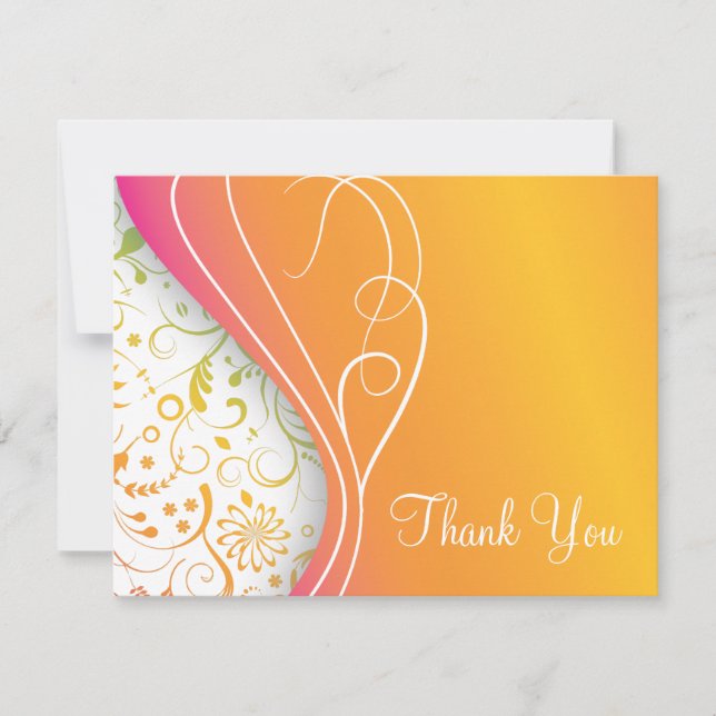 Elegant Thank you cards (Front)