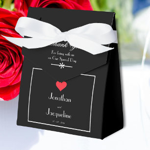  Elegant Thank You Guest Favour Chic Modern Weddin Favor Box
