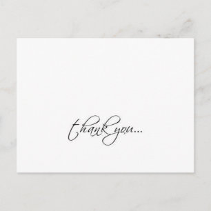 elegant thank you postcard (horizontal)