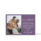 Elegant Thanks Script 2 Photo Mauve Wedding 