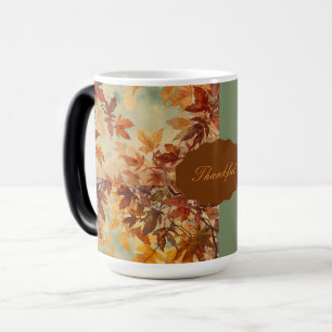 Elegant,Thanksgiving, Autumn Leaves,Rustic Magic Mug