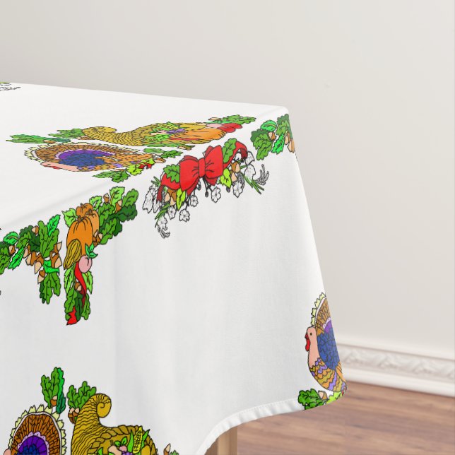 ELEGANT THANKSGIVING tablecloth (In Situ)