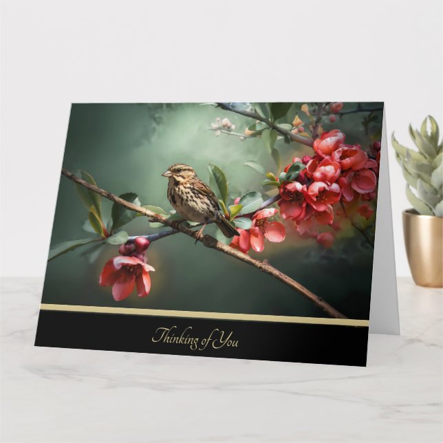 Elegant Thinking of You Card (Small Plant)