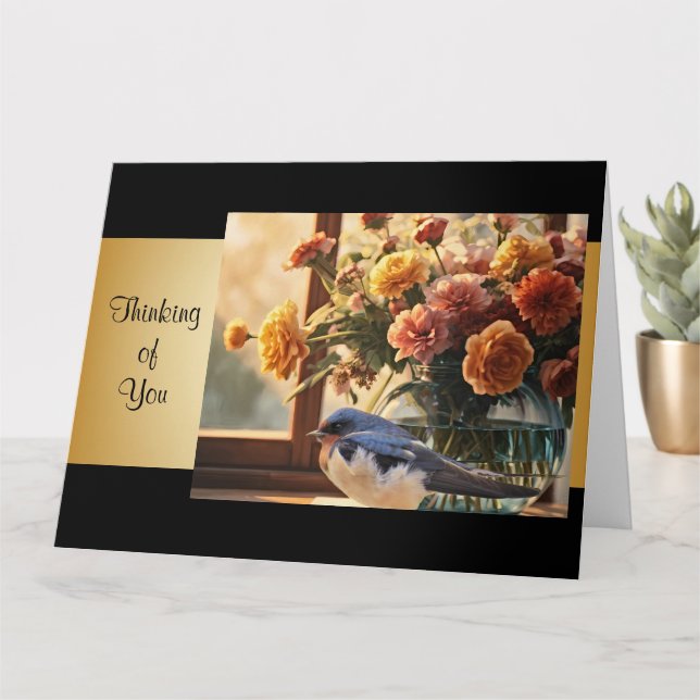 Elegant Thinking of You Card (Small Plant)