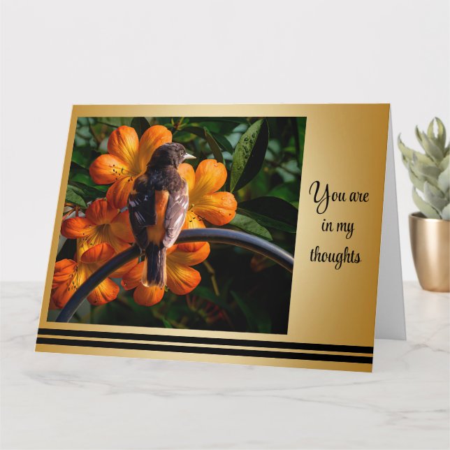 Elegant Thinking of You Card (Small Plant)