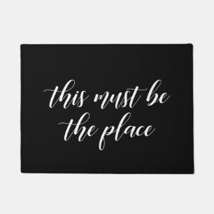 Elegant This must be the place Doormat