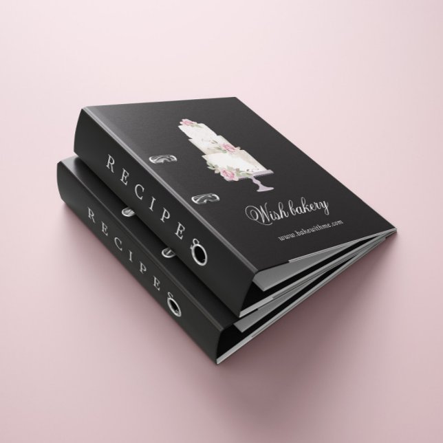 Elegant Three Tier Cake Bakery Recipe Binder (Creator Uploaded)