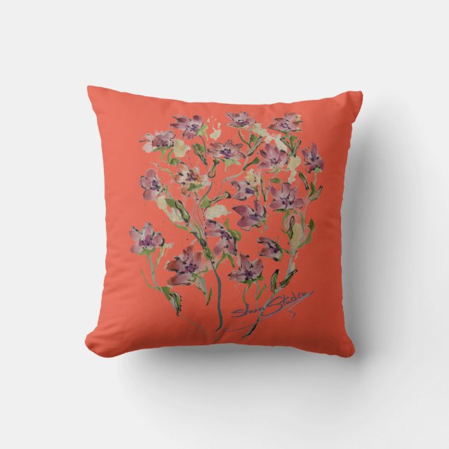Elegant Throw Pillow (Front)