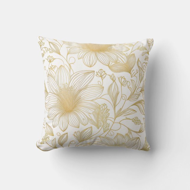 Elegant Throw Pillow (Front)