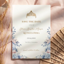 Elegant Tiara Floral Quinceañera Photo
