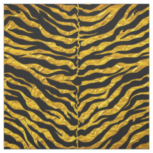 Elegant Tiger Print Fabric