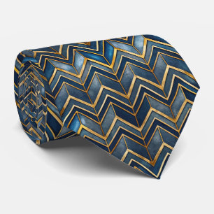 Elegant tiled Art Deco pattern Tie