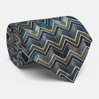 Elegant tiled Art Deco pattern  Tie