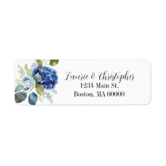 Elegant Timeless Floral Address Label