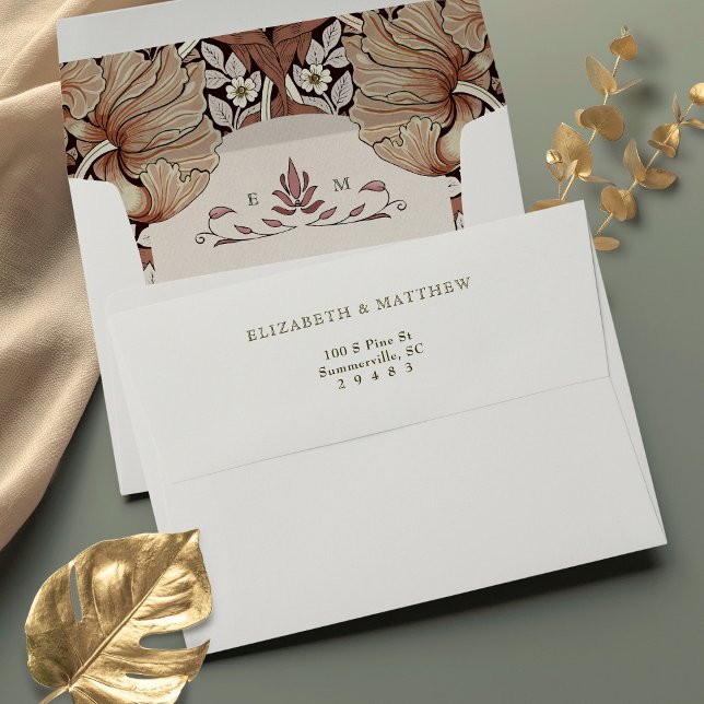Elegant Timeless Pimpernel William Morris Envelope (Creator Uploaded)