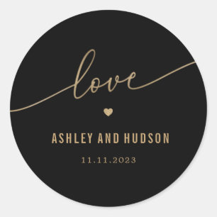Elegant Touch EDITABLE COLOR Wedding Stickers