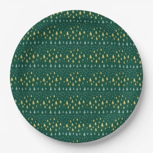 Elegant touch of Christmas Paper Plate