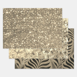 Elegant Touch Of Gold Wrapping Paper Sheet
