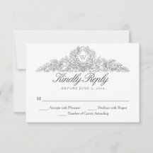 Elegant Traditional | Versailles Grey Wedding