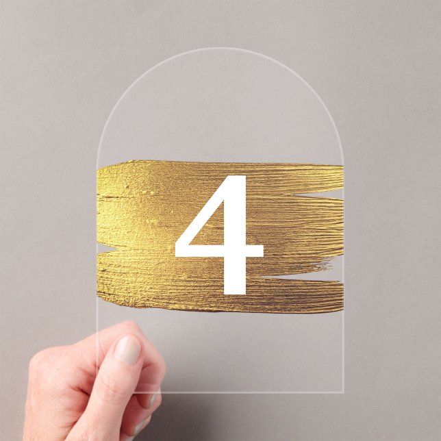 Elegant translucent table numbers (Insitu (Handheld))