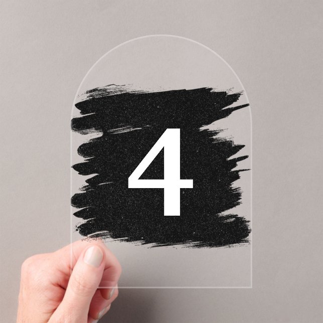 Elegant translucent table numbers (Insitu (Handheld))