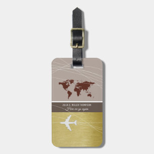 elegant traveller baggage identify luggage tag