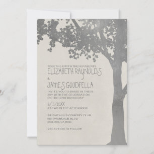 Elegant Tree Branches Wedding Invitations