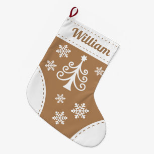 Elegant Tree Christmas Stocking