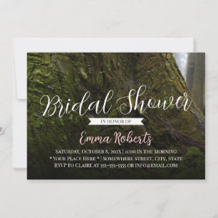 Elegant Tree Root Bridal Shower Invitations