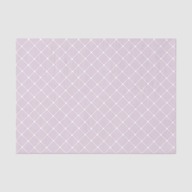 Elegant Trellis Pattern | Lavender Tissue Paper (Front)