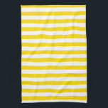 Elegant Trend Colours Yellow White Stripes Templat Kitchen Towel<br><div class="desc">Elegant Trend Colours Yellow White Stripes Template Modern Decorative Kitchen Towel.</div>