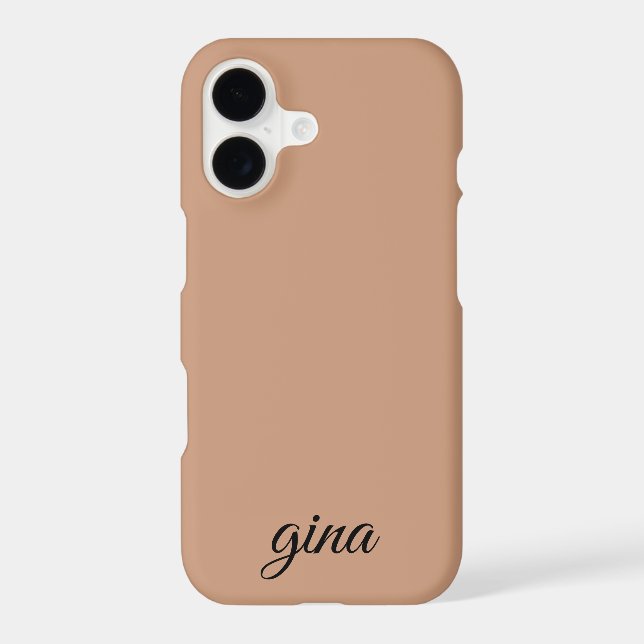 Elegant Trendy Brown Cusstomize Samsung Galaxy S21+ Case (Back)