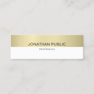 Elegant Trendy Design Modern Simple Plain Luxury Mini Business Card