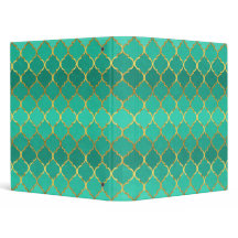 Elegant trendy gold faux glitter quatrefoil