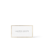 Elegant trendy gold foil frame minimal modern
