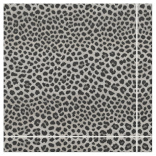 Elegant Trendy Luxury White Leopard Collection Fabric