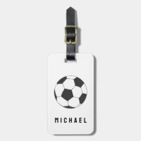 Elegant Trendy Soccer Ball Football Personalized  