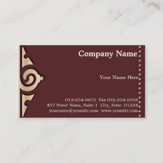 Elegant Tribal Business Card