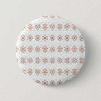 Elegant Tribal Floral Button
