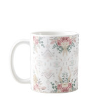 Elegant Tribal Floral Mug