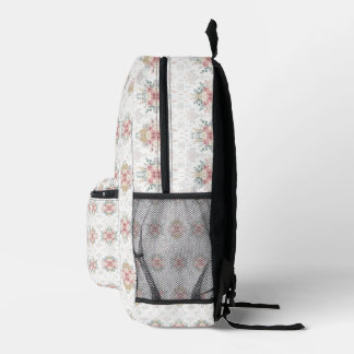 Elegant Tribal Floral Printed Backpack