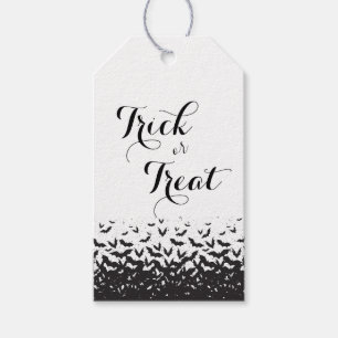 Elegant Trick or Treat Pop By Halloween Gift Tags