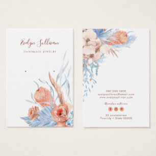 elegant tropical earring display card