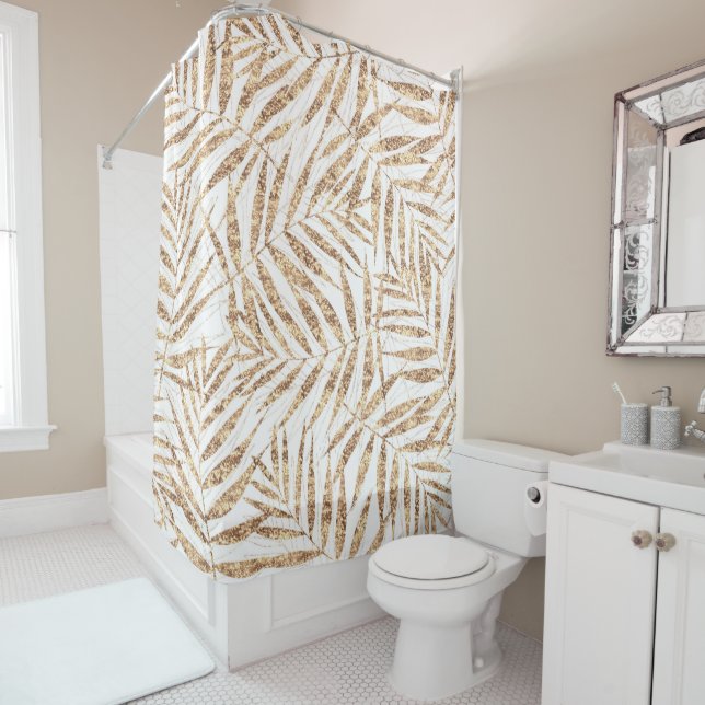 Elegant Tropical Gold Palm Leaves (In Situ)