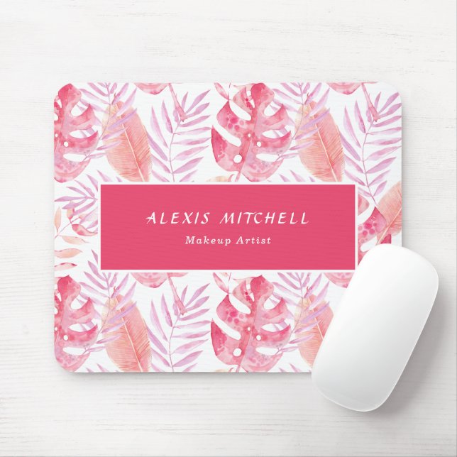 Elegant Tropical Interior Designer Mouse Pad (With Mouse)